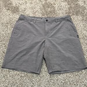 O'NEILL Men's Locked Slub Hybrid Shorts Size 36 In Gray